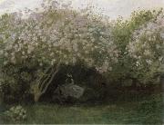 Claude Monet Lilacs,Gray Weather oil on canvas